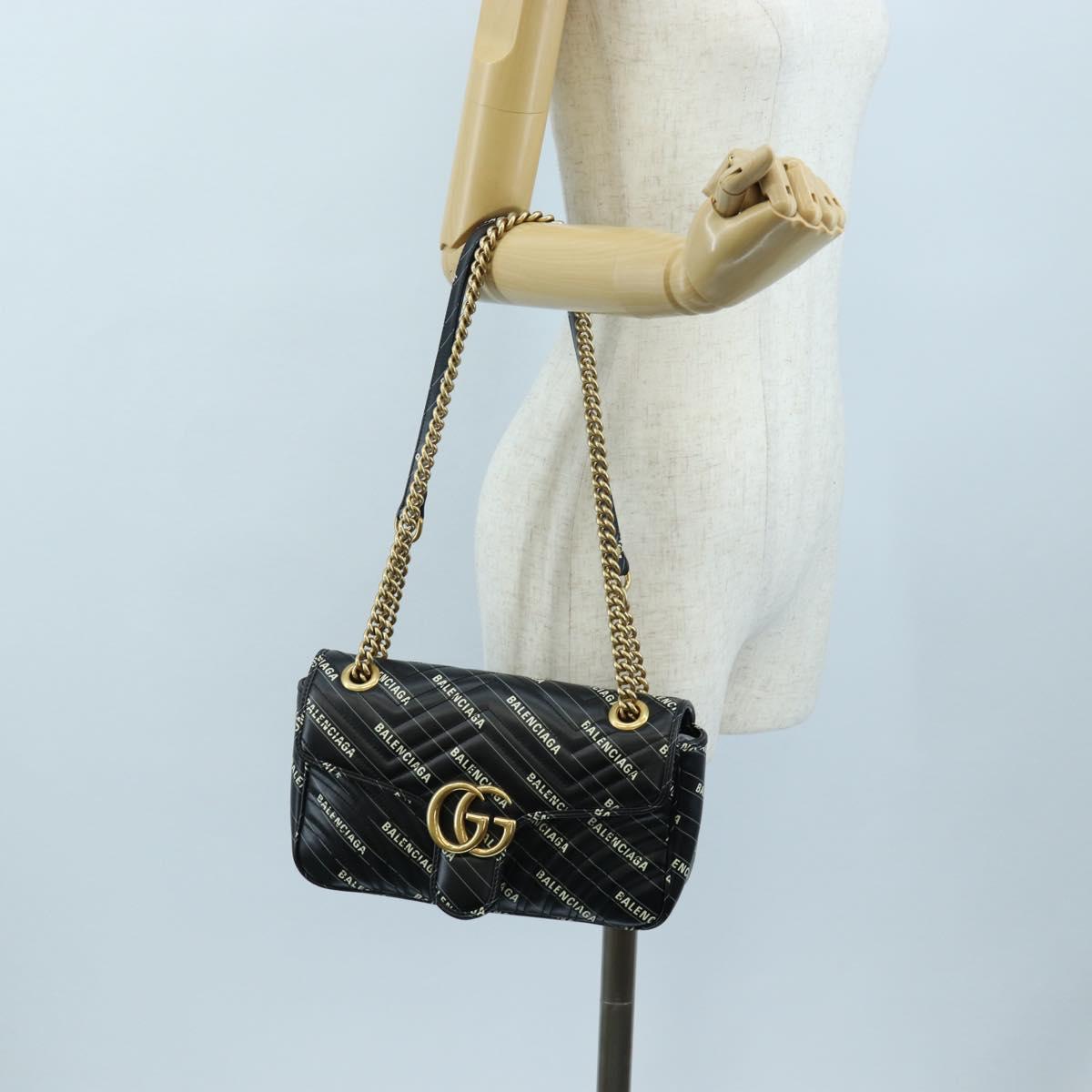 GUCCI GG Marmont The Hacker Project Bag Balenciaga Collaboration Auth 192458SAM