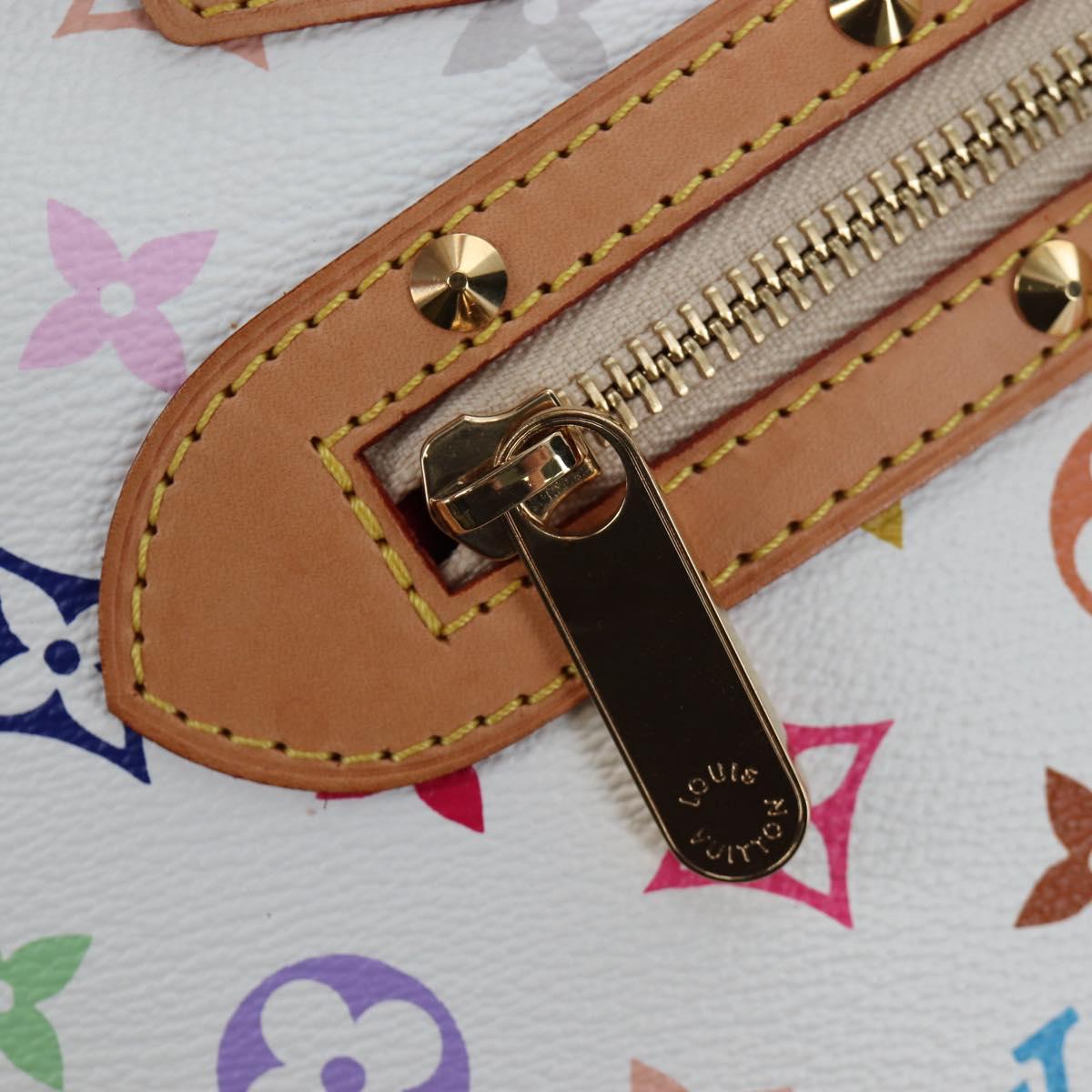 LOUIS VUITTON Multicolor Alma GM Hand Bag White M40441 LV Auth 192463SAV