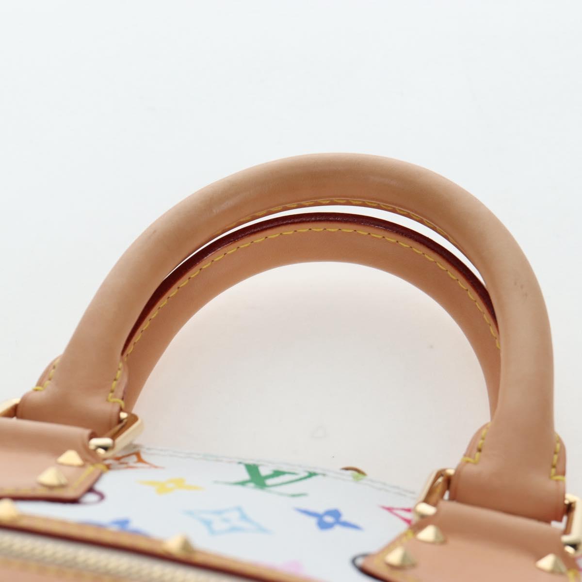 LOUIS VUITTON Multicolor Alma GM Hand Bag White M40441 LV Auth 192463SAV