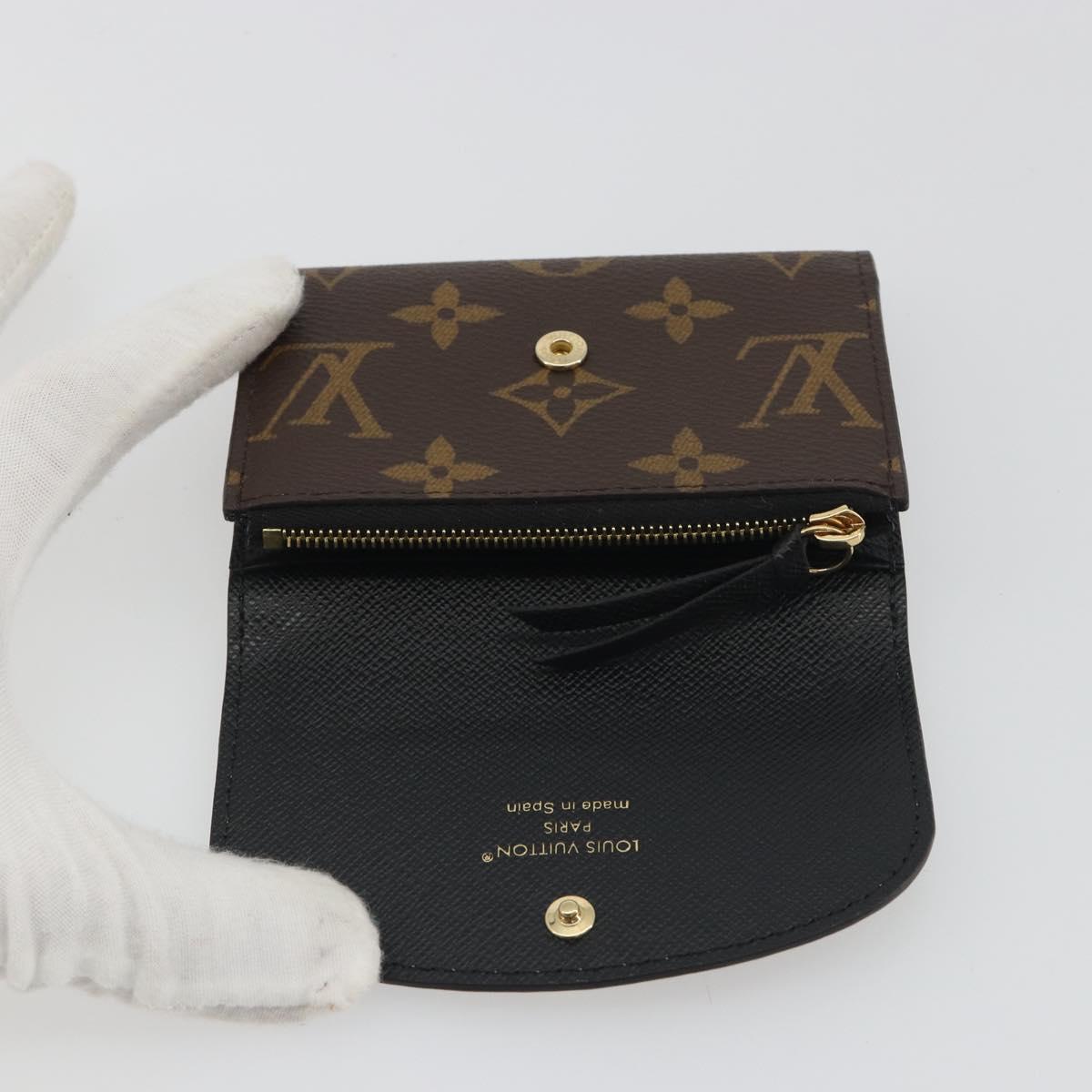 LOUIS VUITTON Monogram Reverse Porte Monnaie Rosary Purse M82333 LV Auth 192466M