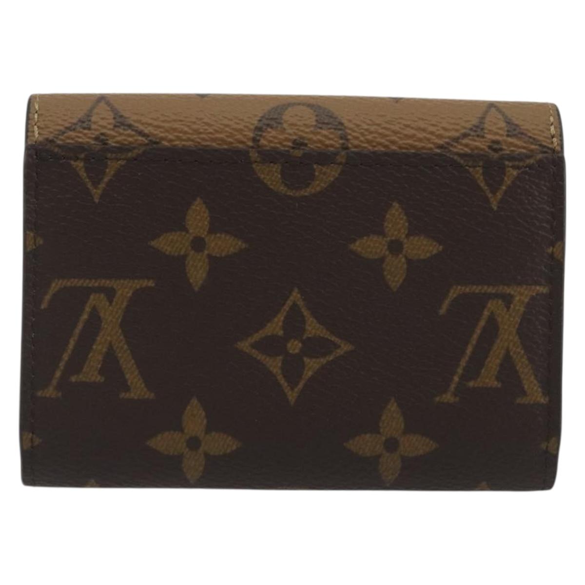 LOUIS VUITTON Monogram Reverse Porte Monnaie Rosary Purse M82333 LV Auth 192466M