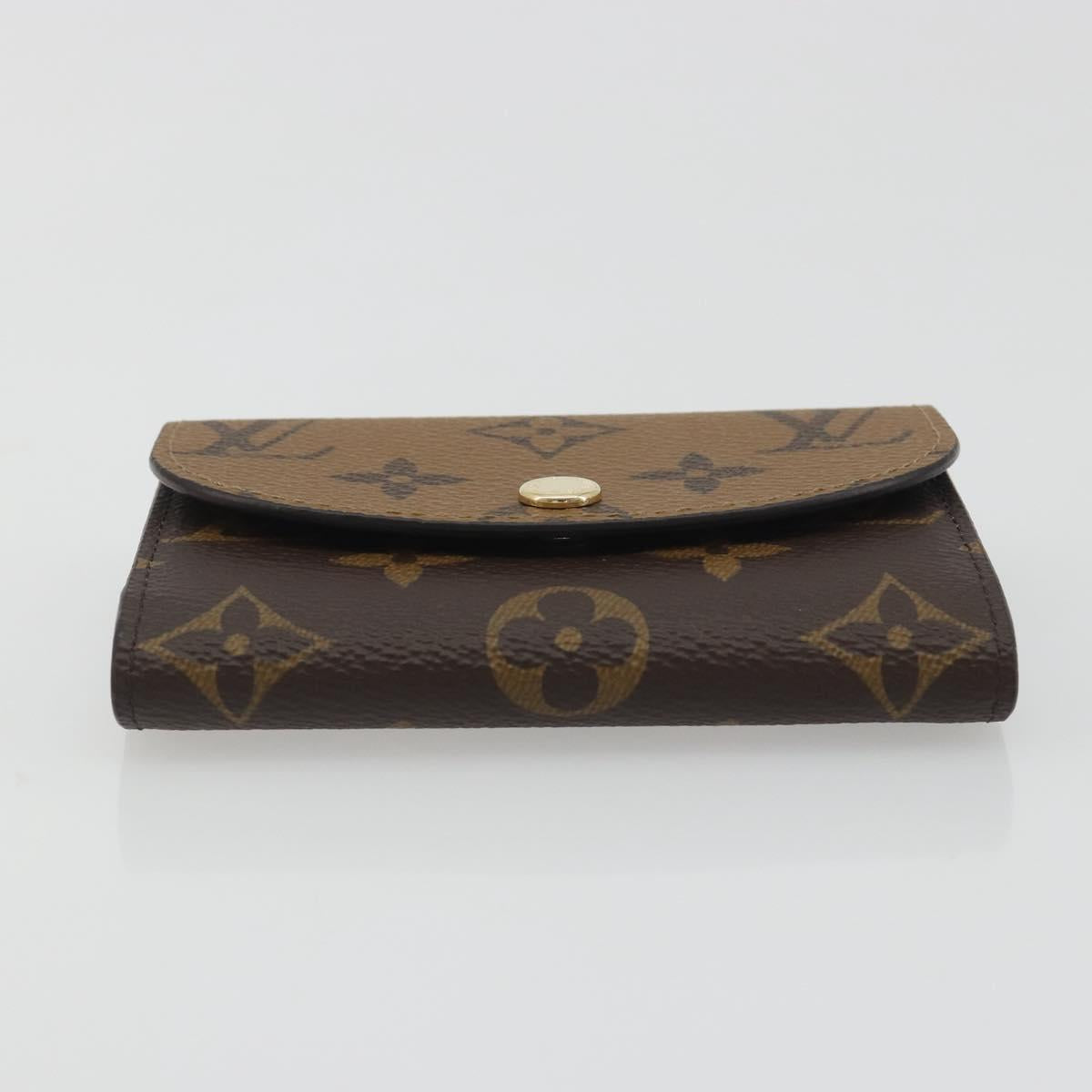LOUIS VUITTON Monogram Reverse Porte Monnaie Rosary Purse M82333 LV Auth 192466M