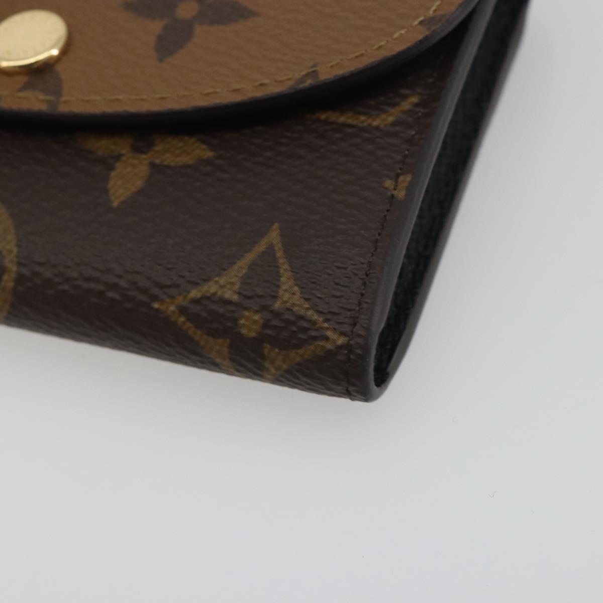LOUIS VUITTON Monogram Reverse Porte Monnaie Rosary Purse M82333 LV Auth 192466M