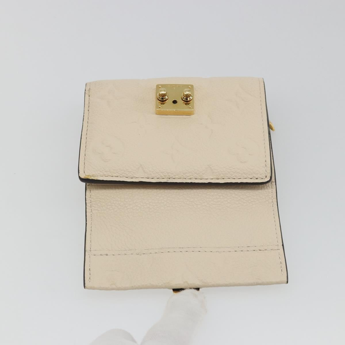 LOUIS VUITTON Empreinte Portefeuille Metis Compact Wallet M81071 LV Auth 192467M