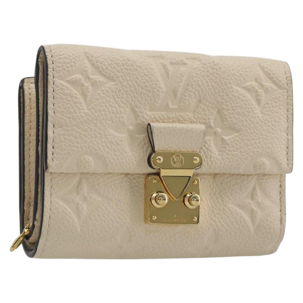 LOUIS VUITTON Empreinte Portefeuille Metis Compact Wallet M81071 LV Auth 192467M