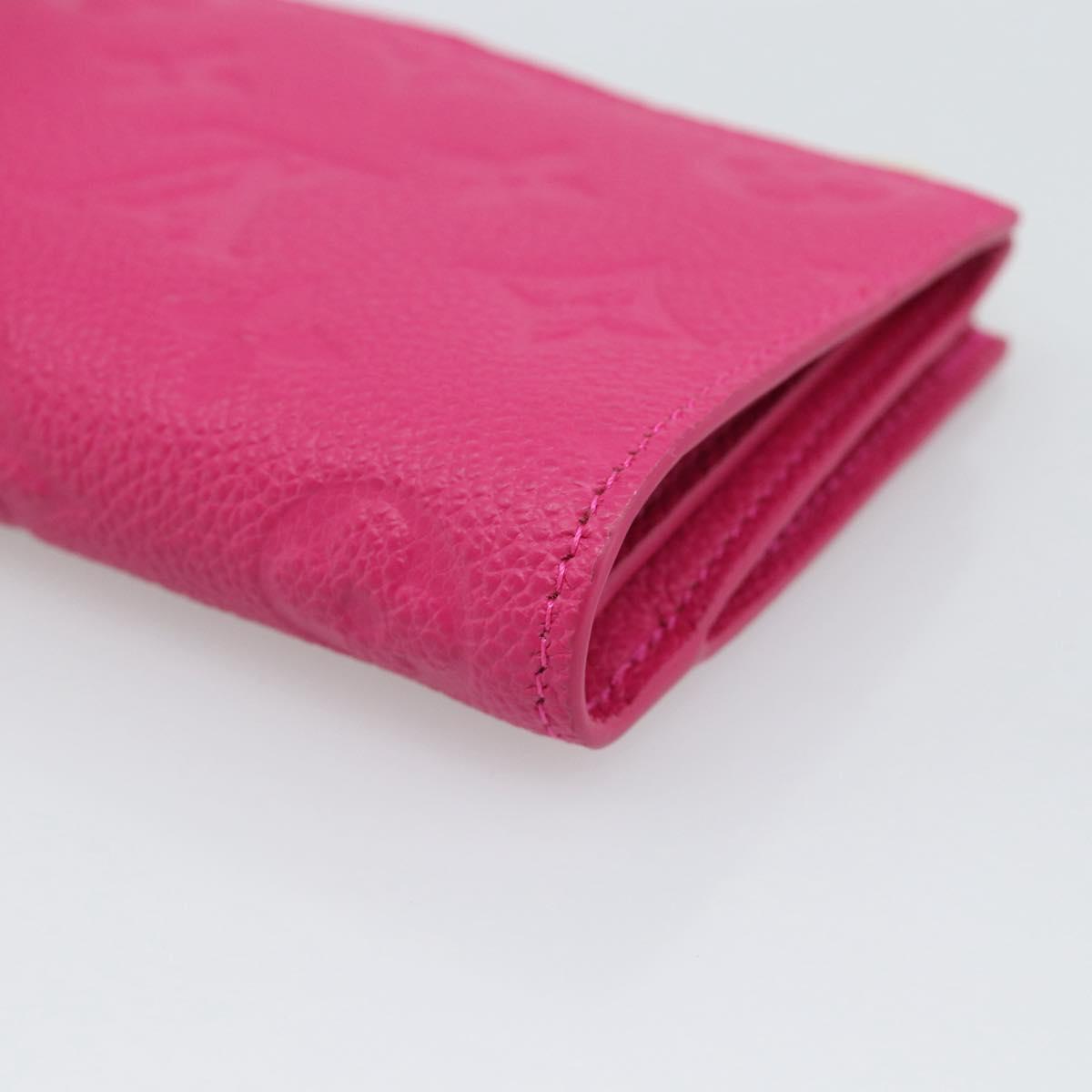 LOUIS VUITTON Monogram Empreinte Portefeuille Lisa Frozen Orchid LV Auth 192468M