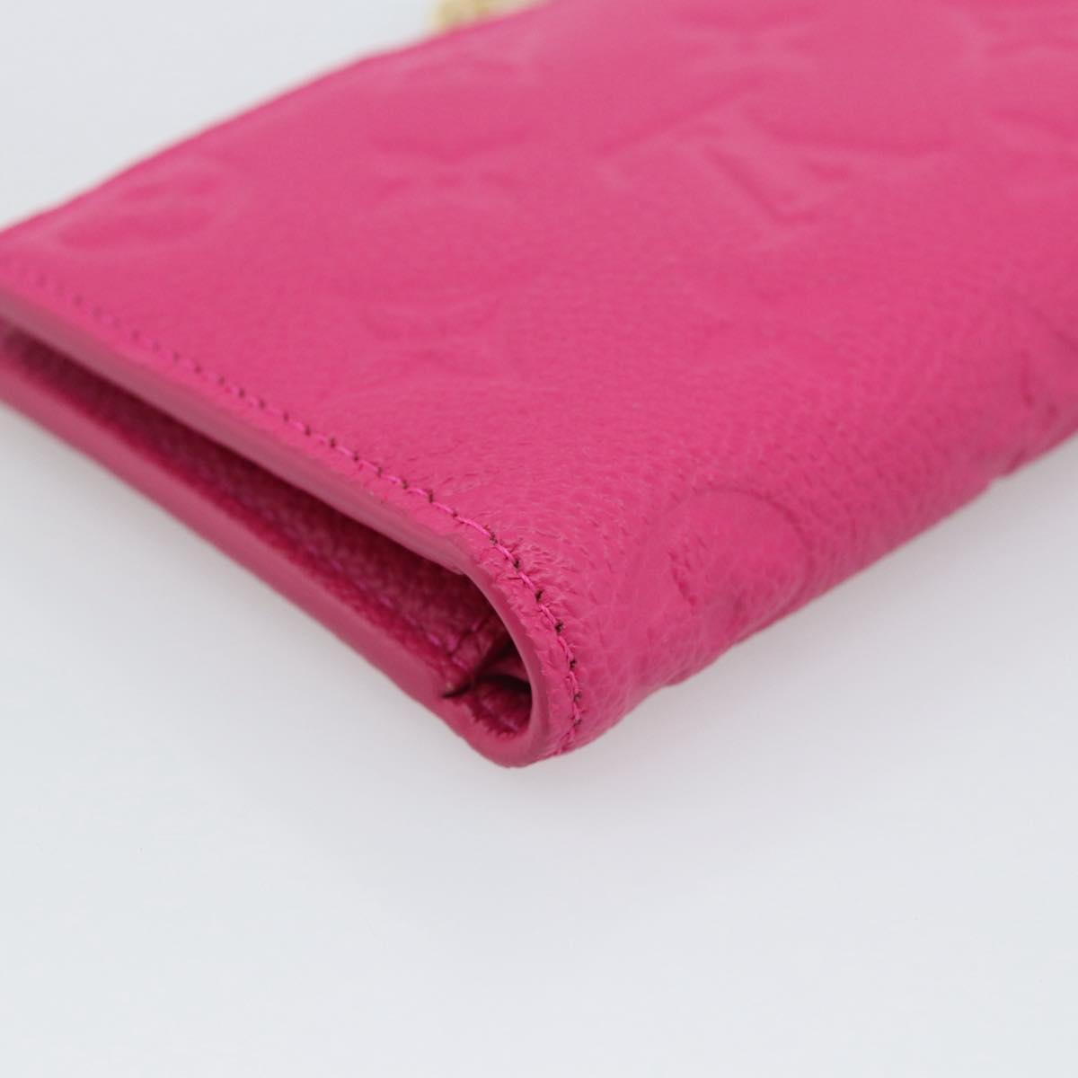 LOUIS VUITTON Monogram Empreinte Portefeuille Lisa Frozen Orchid LV Auth 192468M