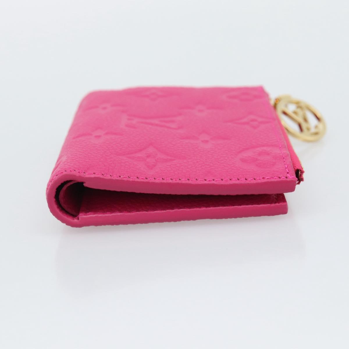 LOUIS VUITTON Monogram Empreinte Portefeuille Lisa Frozen Orchid LV Auth 192468M