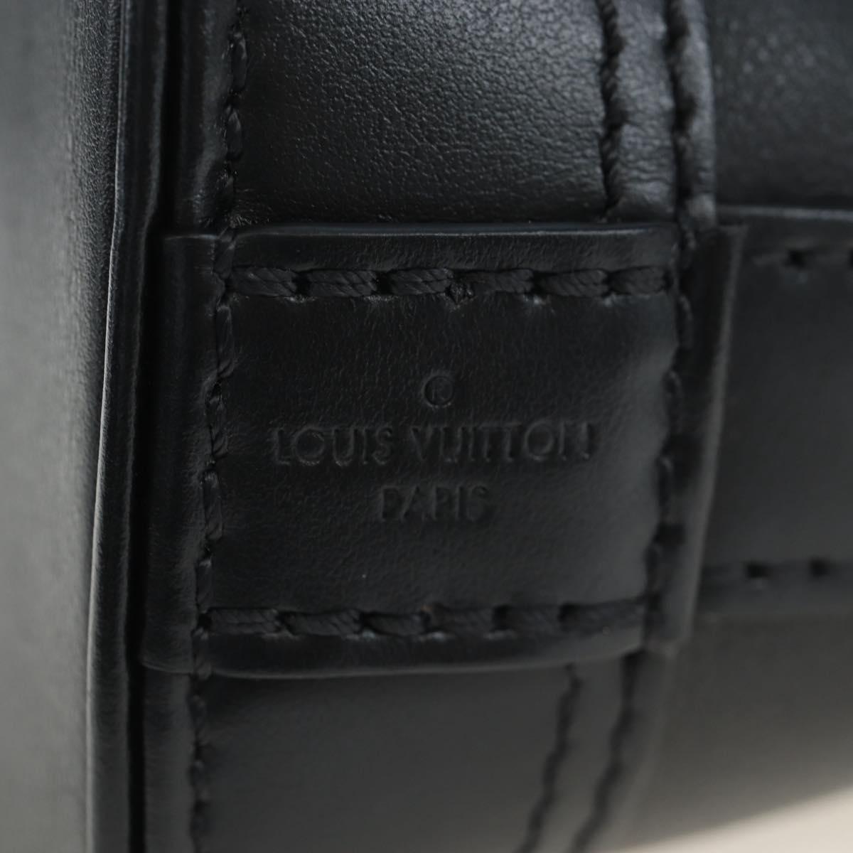 LOUIS VUITTON Alma EW Hand Bag Calf leather Black M24529 LV Auth 192473SAM
