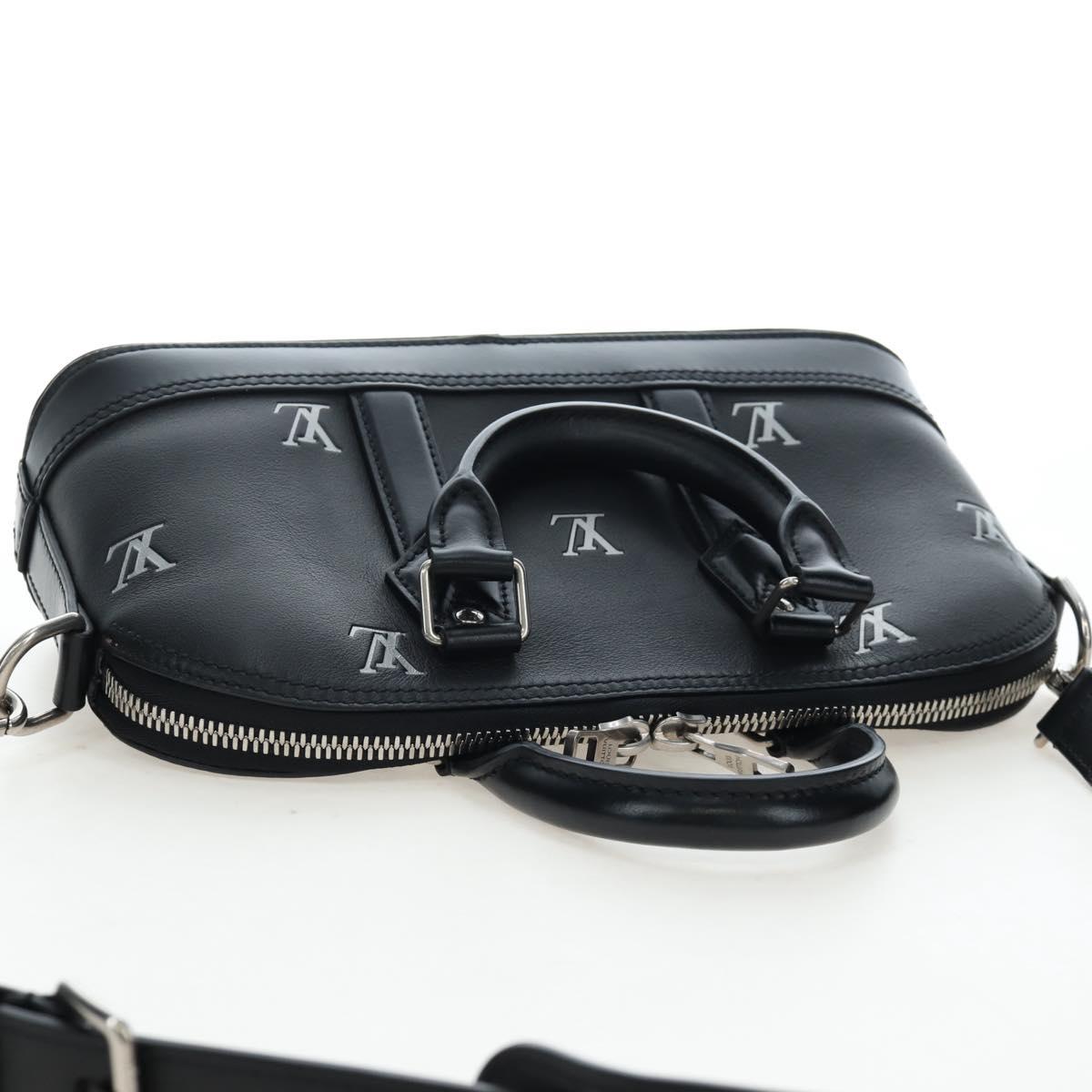 LOUIS VUITTON Alma EW Hand Bag Calf leather Black M24529 LV Auth 192473SAM