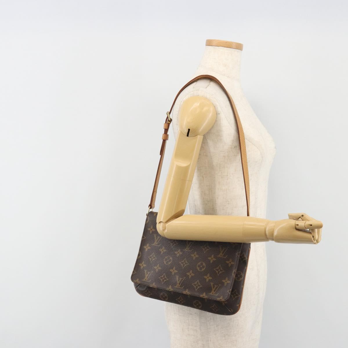 LOUIS VUITTON Monogram Musette Tango Shoulder Bag M51257 LV Auth 192484A