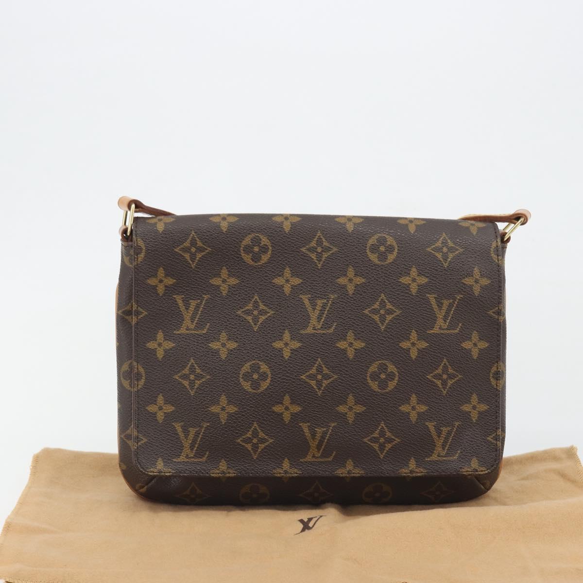 LOUIS VUITTON Monogram Musette Tango Shoulder Bag M51257 LV Auth 192484A
