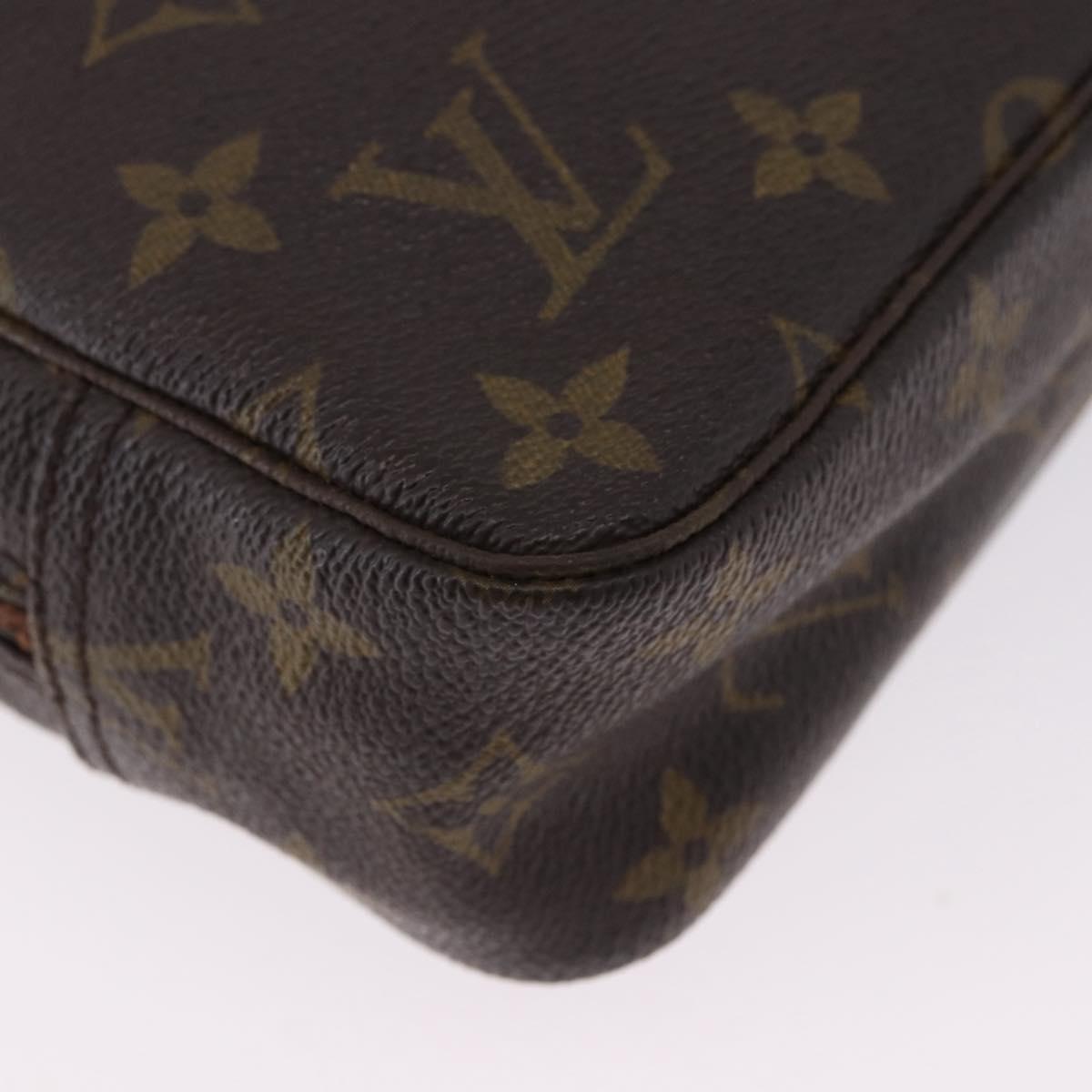 LOUIS VUITTON Monogram Trousse Toilette 23 Clutch Bag M47524 LV Auth 192496