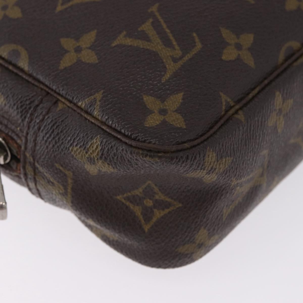 LOUIS VUITTON Monogram Trousse Toilette 23 Clutch Bag M47524 LV Auth 192496
