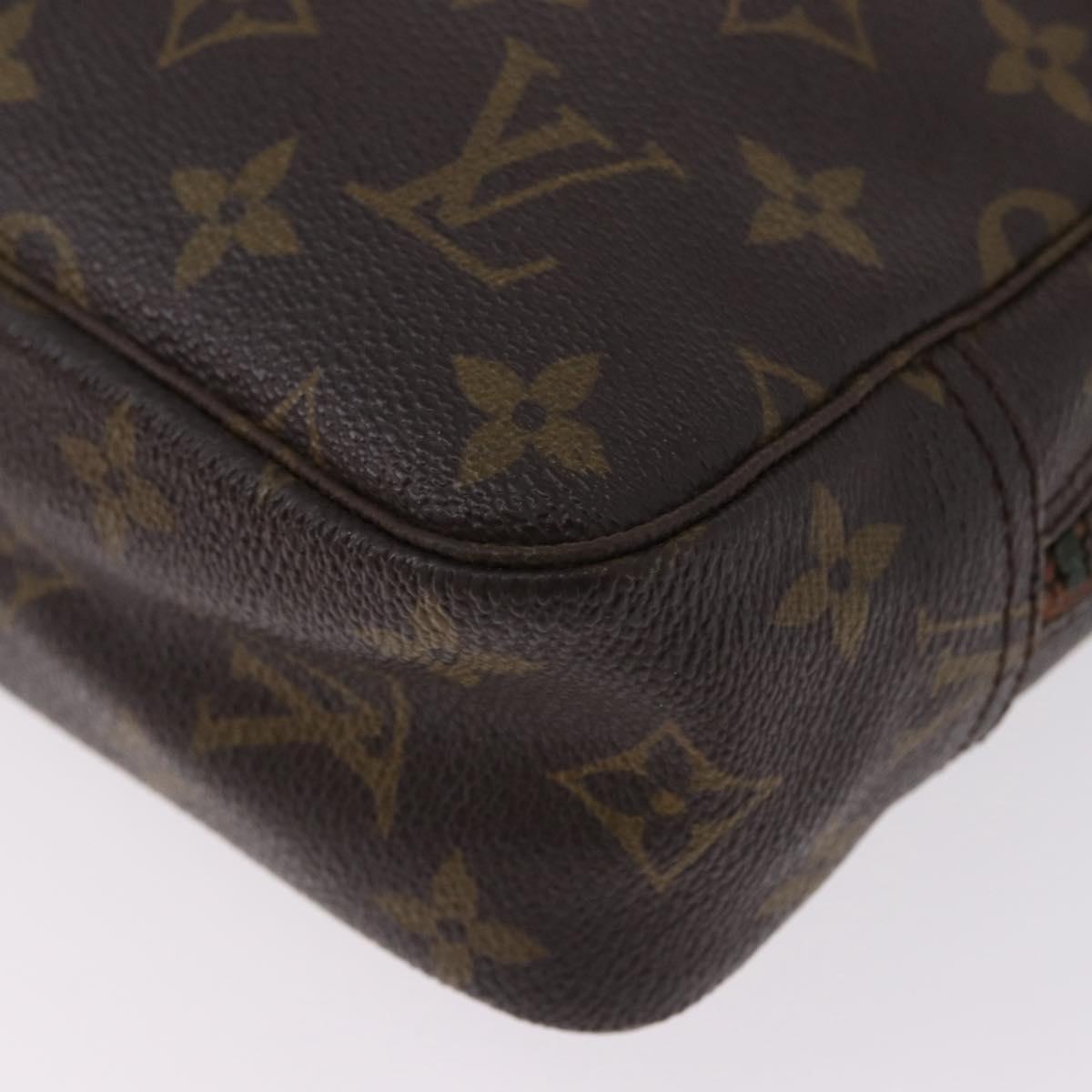 LOUIS VUITTON Monogram Trousse Toilette 23 Clutch Bag M47524 LV Auth 192496