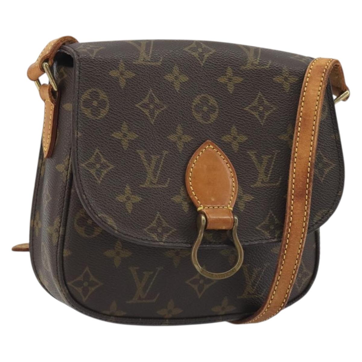 LOUIS VUITTON Monogram Saint Cloud MM Shoulder Bag M51243 LV Auth 192497