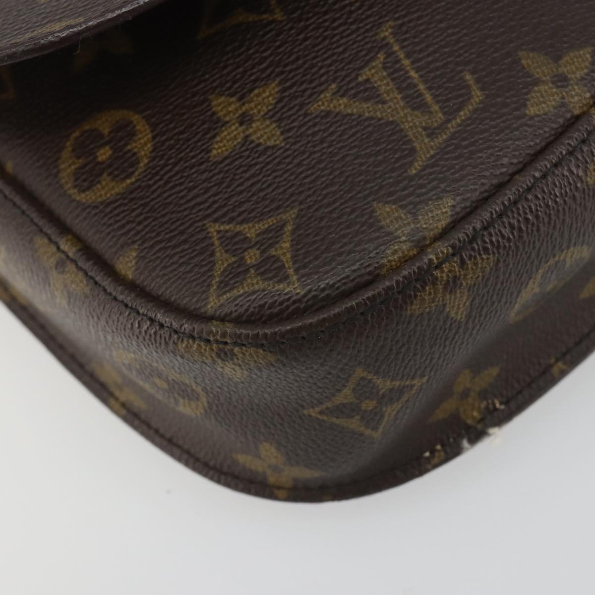 LOUIS VUITTON Monogram Saint Cloud MM Shoulder Bag M51243 LV Auth 192497