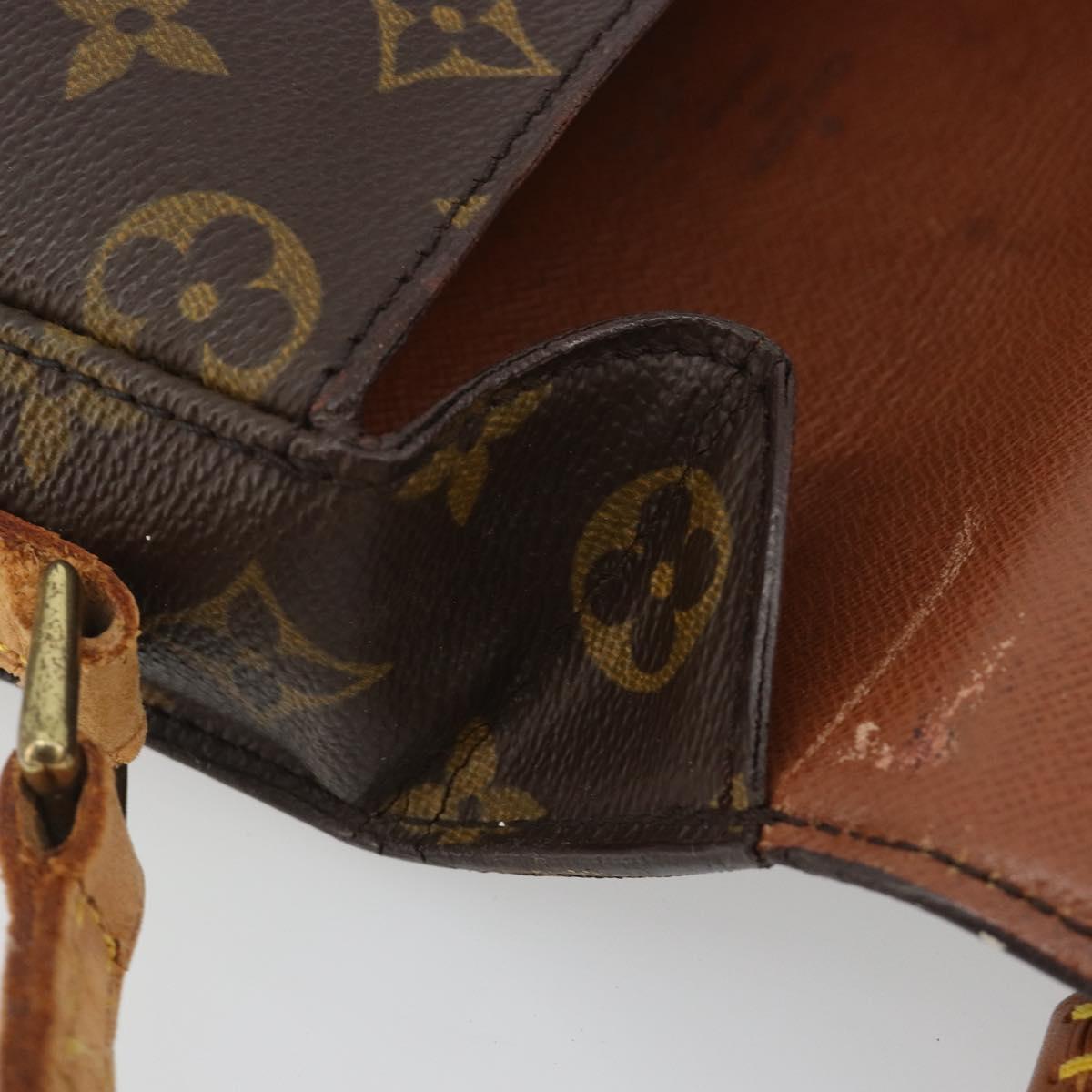 LOUIS VUITTON Monogram Saint Cloud MM Shoulder Bag M51243 LV Auth 192497