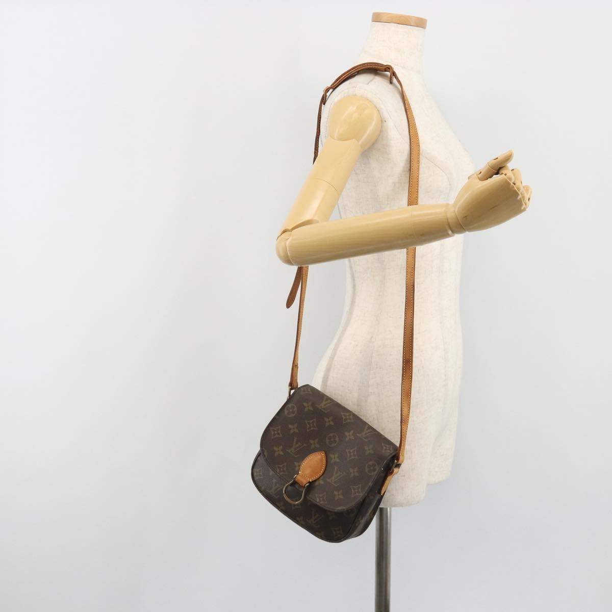 LOUIS VUITTON Monogram Saint Cloud MM Shoulder Bag M51243 LV Auth 192497
