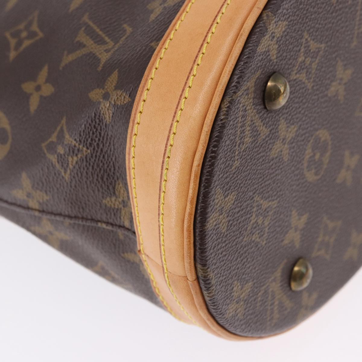 LOUIS VUITTON Monogram Bucket PM Shoulder Bag M42238 LV Auth 192498A