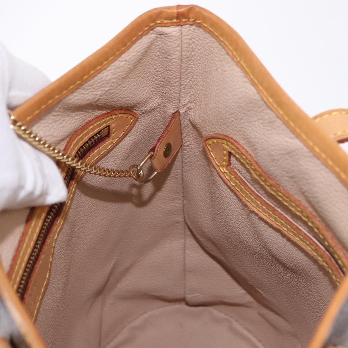 LOUIS VUITTON Monogram Bucket PM Shoulder Bag M42238 LV Auth 192498A