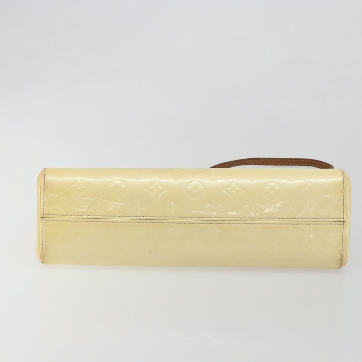 LOUIS VUITTON Monogram Vernis Roxbury Drive Hand Bag Perle M91374 LV Auth 192500