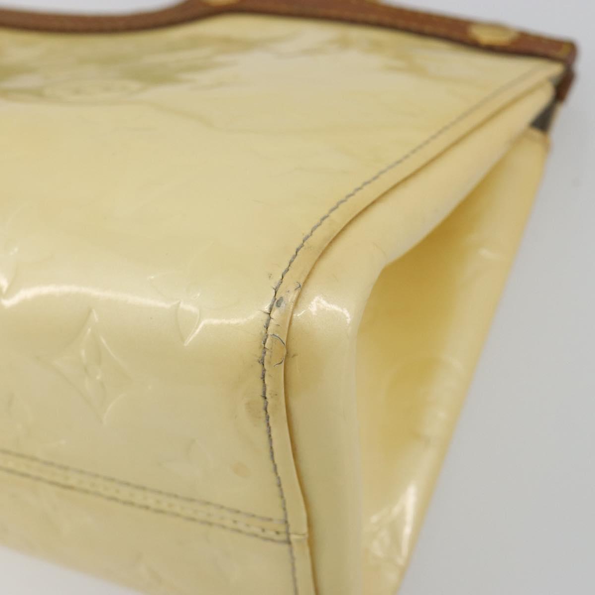 LOUIS VUITTON Monogram Vernis Roxbury Drive Hand Bag Perle M91374 LV Auth 192500