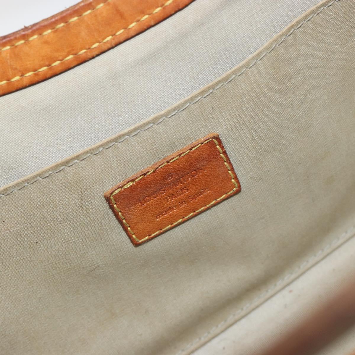 LOUIS VUITTON Monogram Vernis Roxbury Drive Hand Bag Perle M91374 LV Auth 192500
