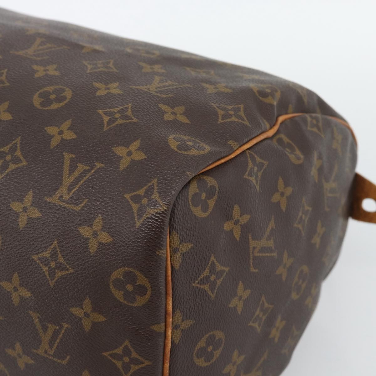 LOUIS VUITTON Monogram Speedy 35 Hand Bag M41524 LV Auth 192510