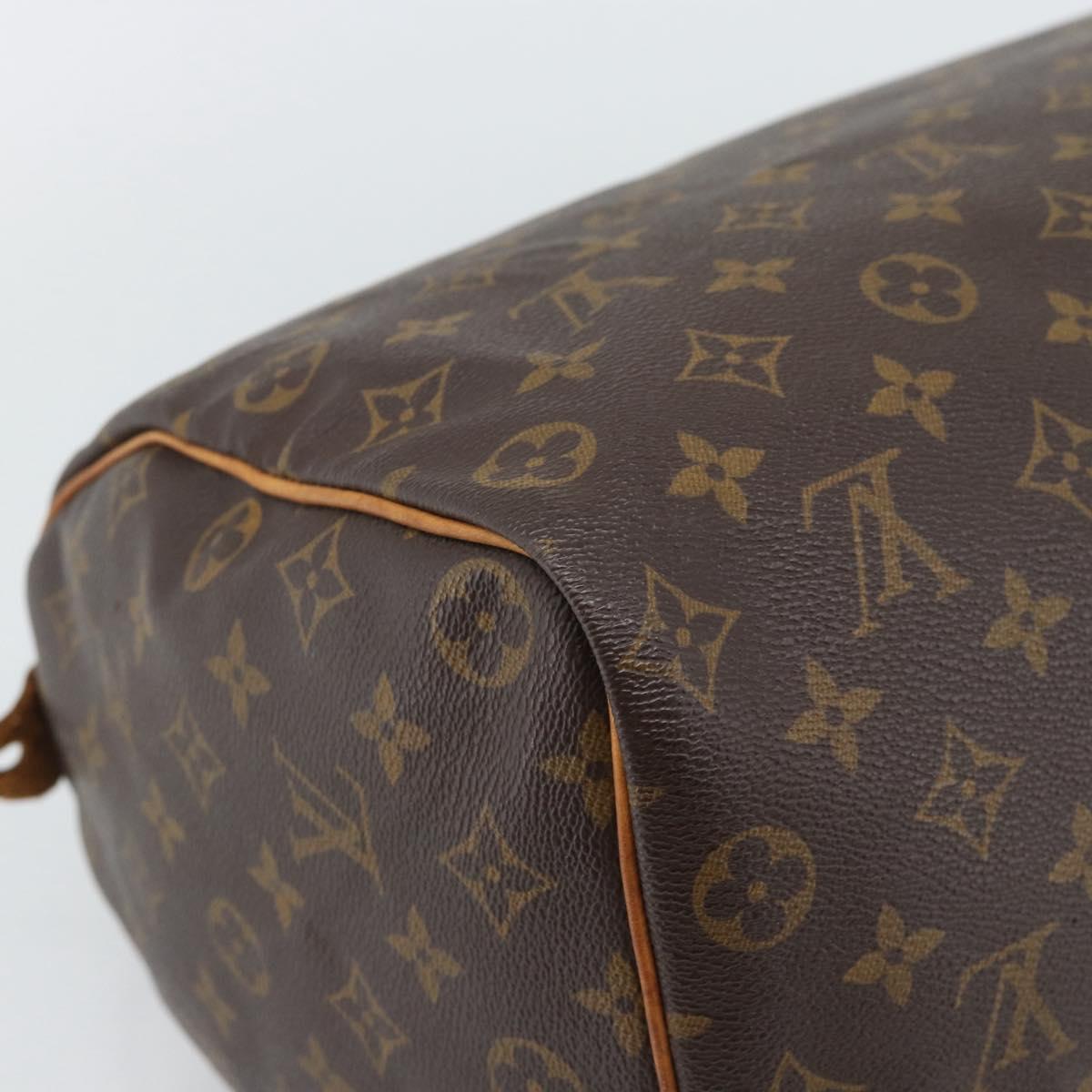 LOUIS VUITTON Monogram Speedy 35 Hand Bag M41524 LV Auth 192510
