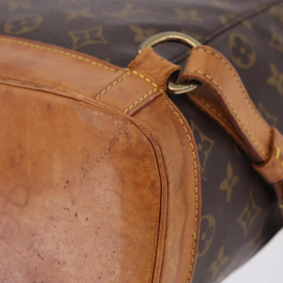 LOUIS VUITTON Monogram Montsouris GM Backpack M51135 LV Auth 192512