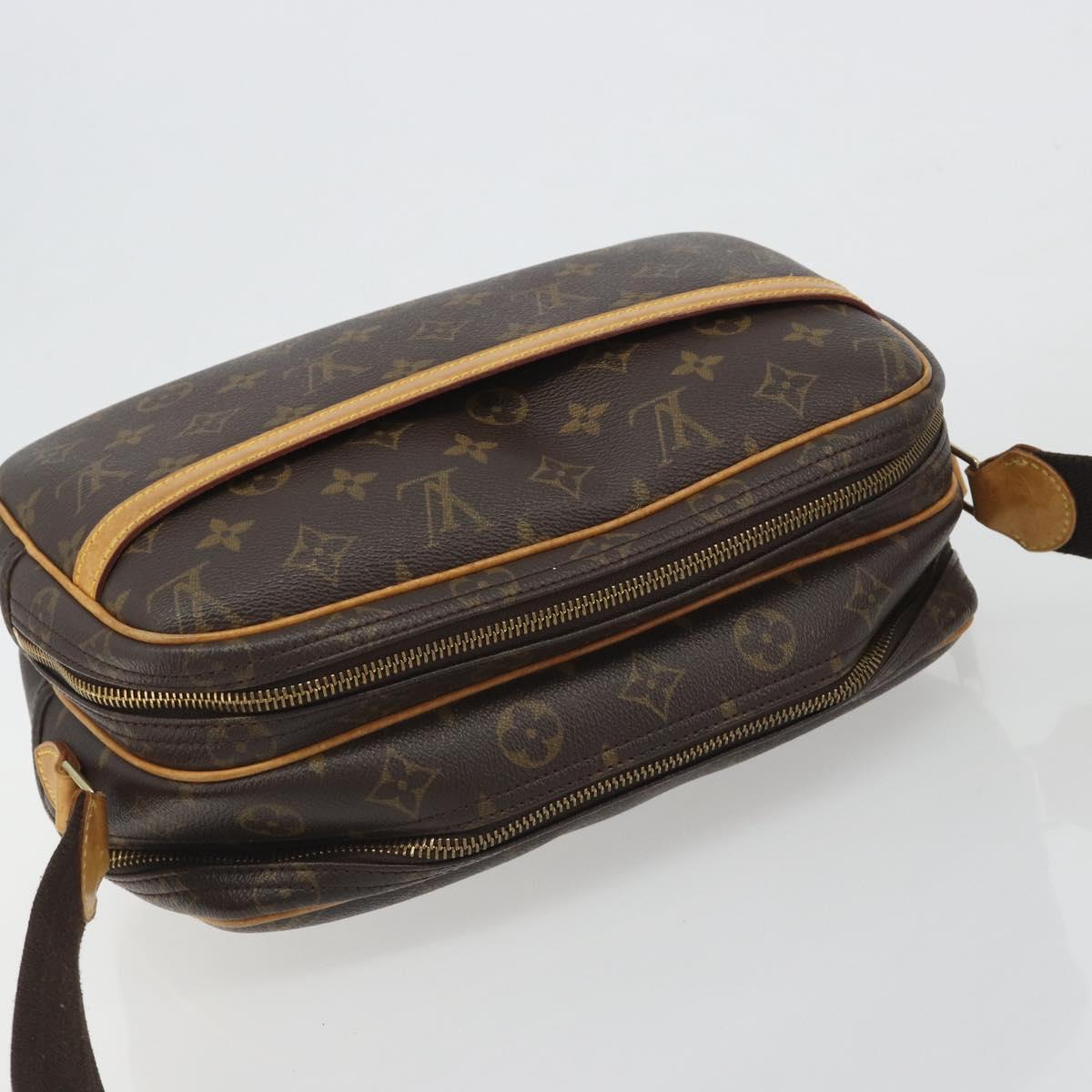 LOUIS VUITTON Monogram Reporter PM Shoulder Bag M45254 LV Auth 192513