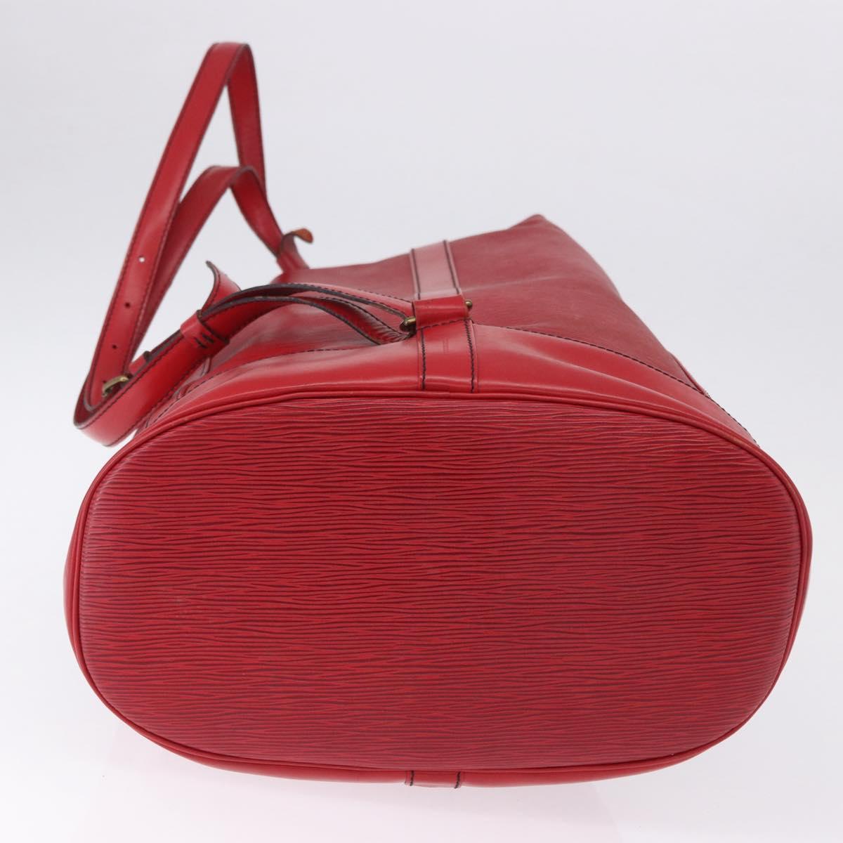 LOUIS VUITTON Epi Randonnee GM Shoulder Bag Red M43087 LV Auth 192514