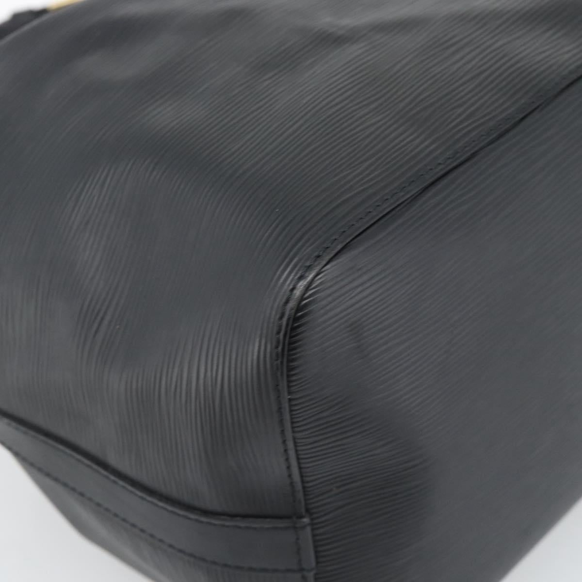 LOUIS VUITTON Epi Petit Noe Shoulder Bag Black M44102 LV Auth 192515