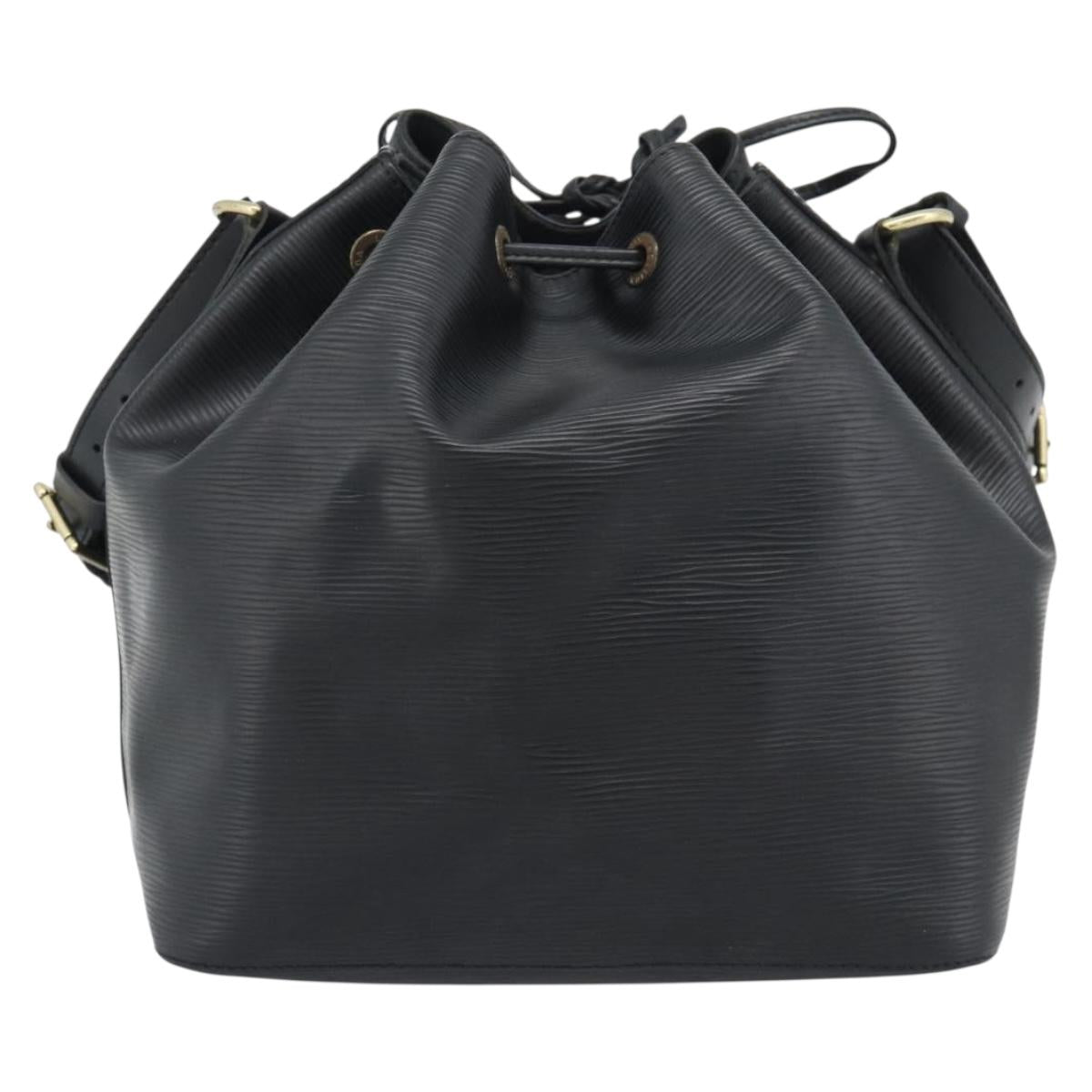 LOUIS VUITTON Epi Petit Noe Shoulder Bag Black M44102 LV Auth 192515