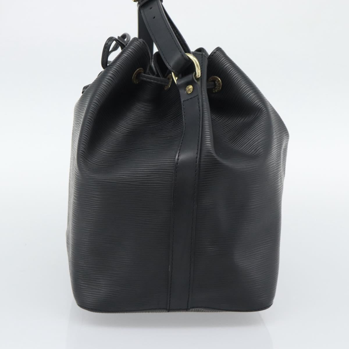 LOUIS VUITTON Epi Petit Noe Shoulder Bag Black M44102 LV Auth 192515