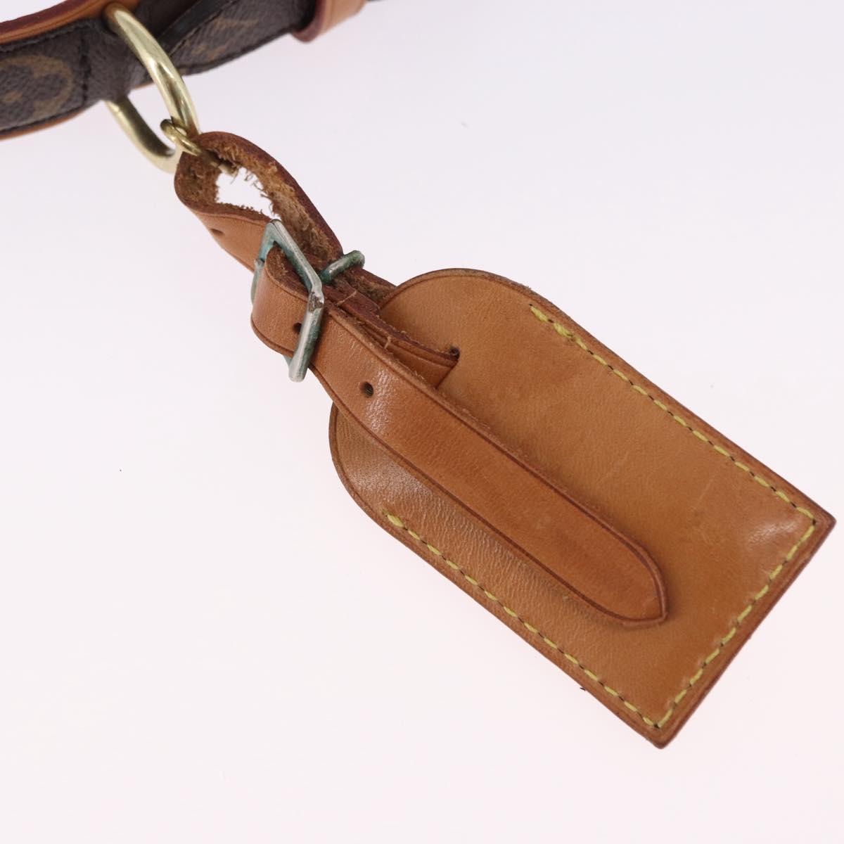 LOUIS VUITTON Monogram Cory Baxter MM Dog Leash M80340 LV Auth 192519