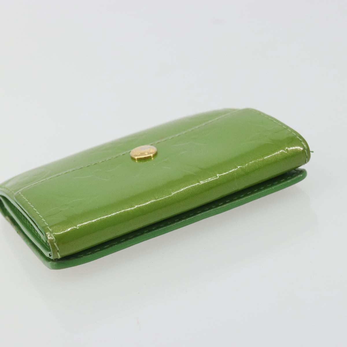 LOUIS VUITTON Monogram Vernis Ludlow Coin Purse Vert Tonic M93631 LV Auth 192520