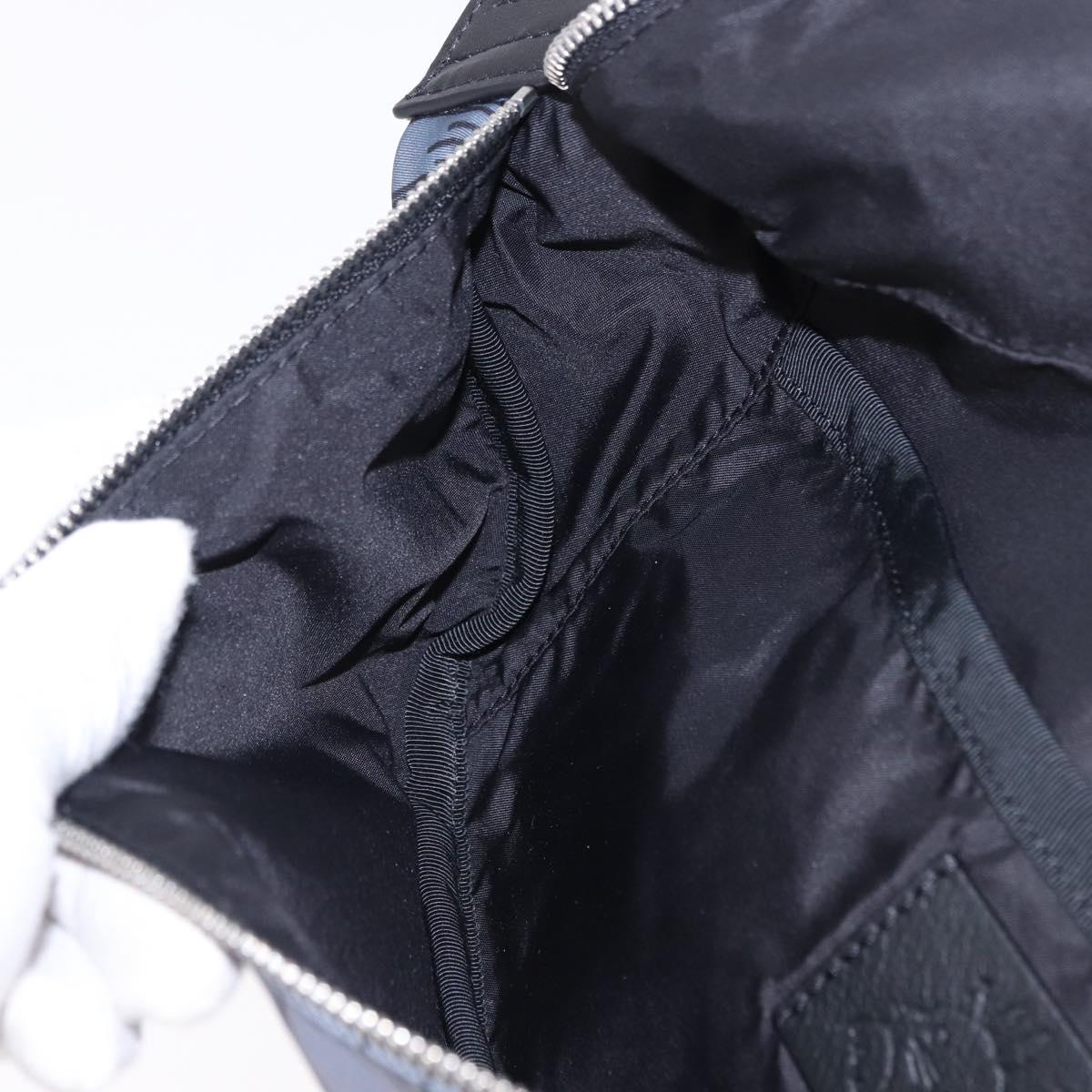 LOEWE LOEWE ~ Studio Ghibli Howl Bum Bag Nylon Black Gray Auth 192555SM
