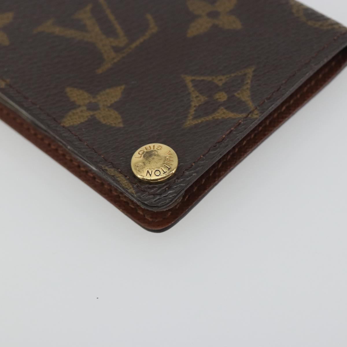 LOUIS VUITTON Monogram Porto Cartes Crdit Pression Card Case M60937 Auth 192559