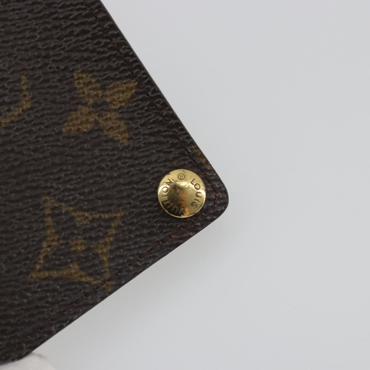 LOUIS VUITTON Monogram Porto Cartes Crdit Pression Card Case M60937 Auth 192559