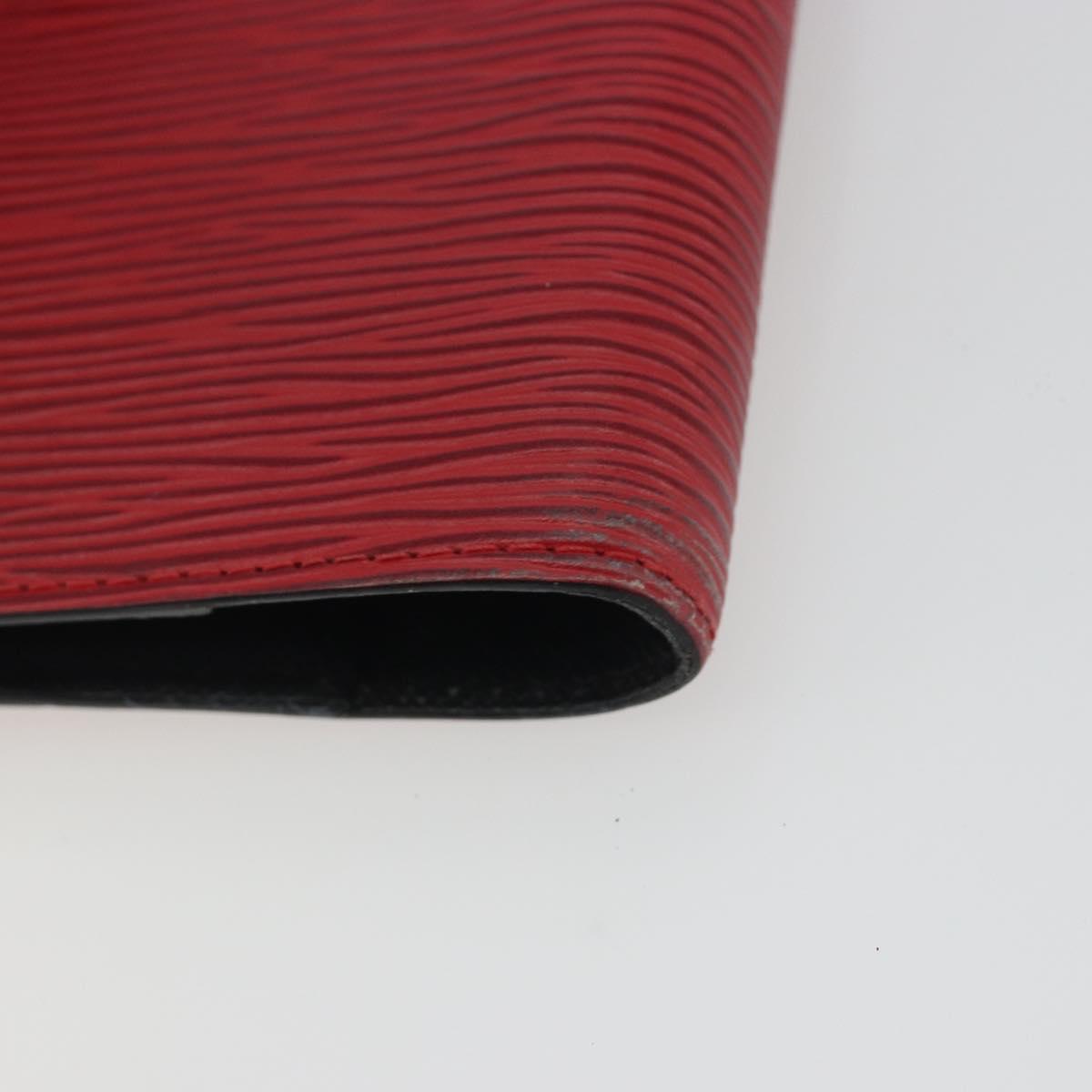 LOUIS VUITTON Epi Agenda PM Day Planner Cover Red R20057 LV Auth 192601