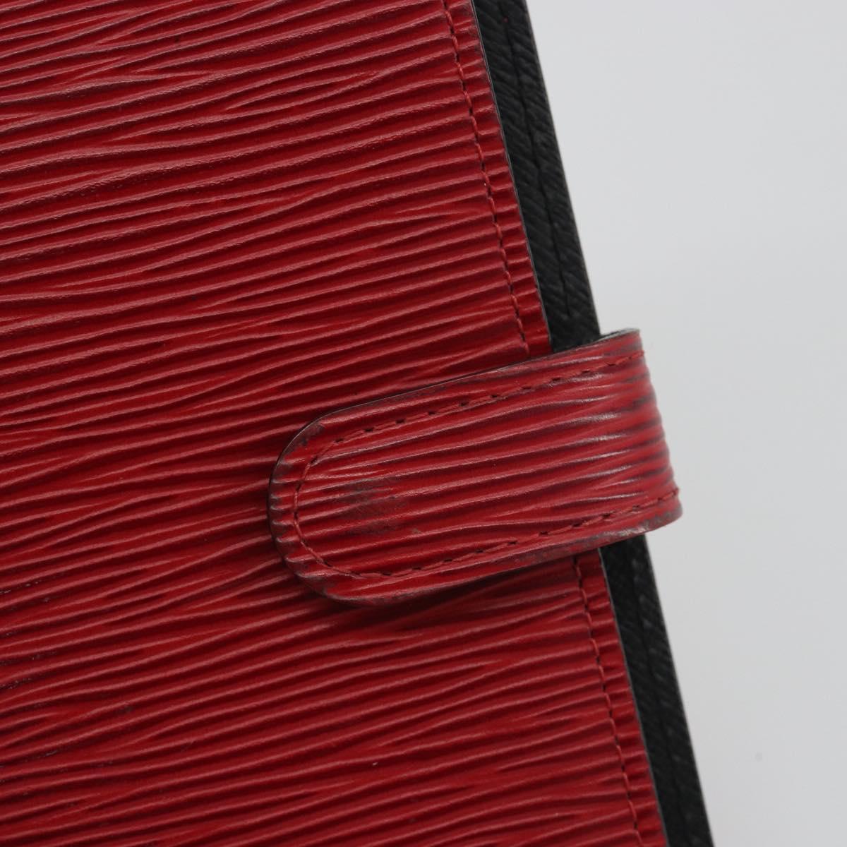 LOUIS VUITTON Epi Agenda PM Day Planner Cover Red R20057 LV Auth 192601