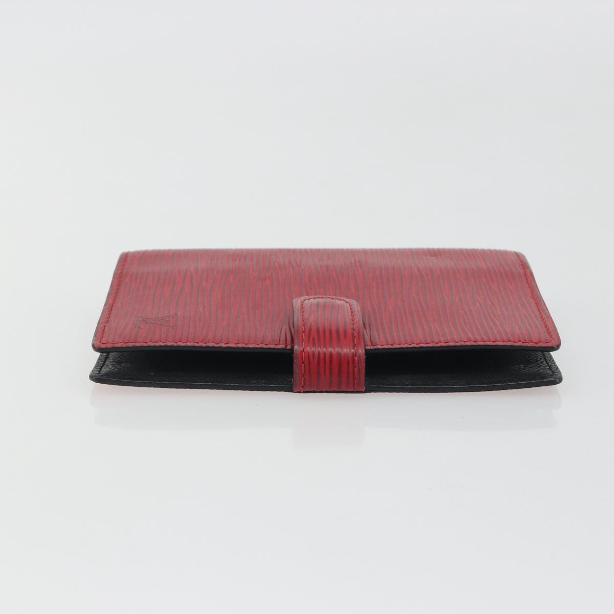 LOUIS VUITTON Epi Agenda PM Day Planner Cover Red R20057 LV Auth 192601