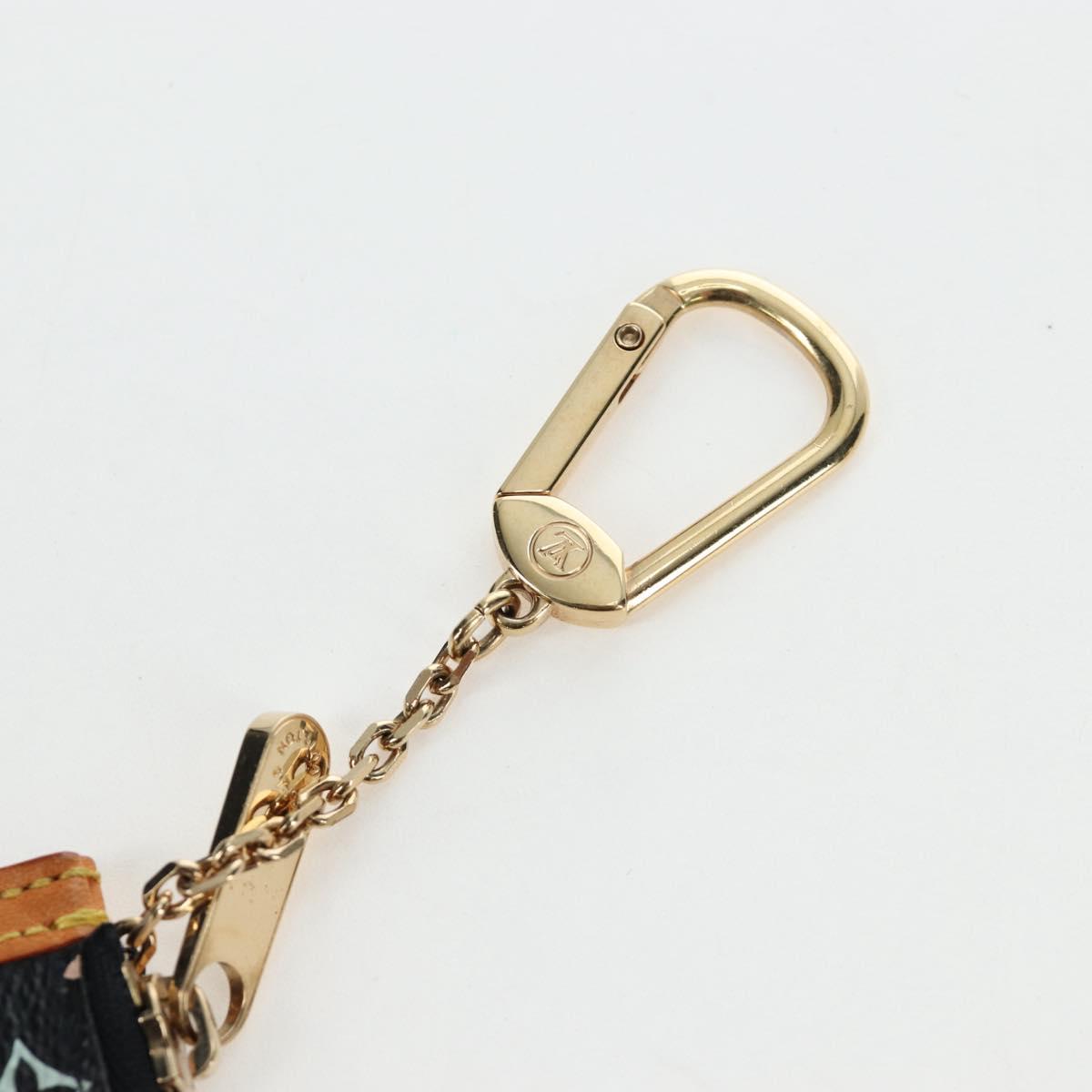 LOUIS VUITTON Monogram Multicolor Pochette Cles Purse Black M13664 Auth 192602M