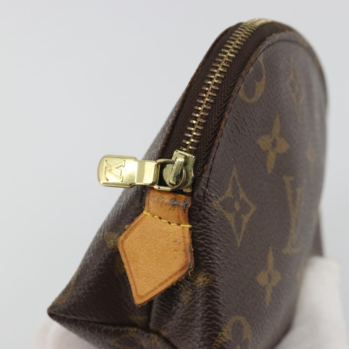LOUIS VUITTON Monogram Pochette Cosmetic PM Pouch M43998 LV Auth 192605