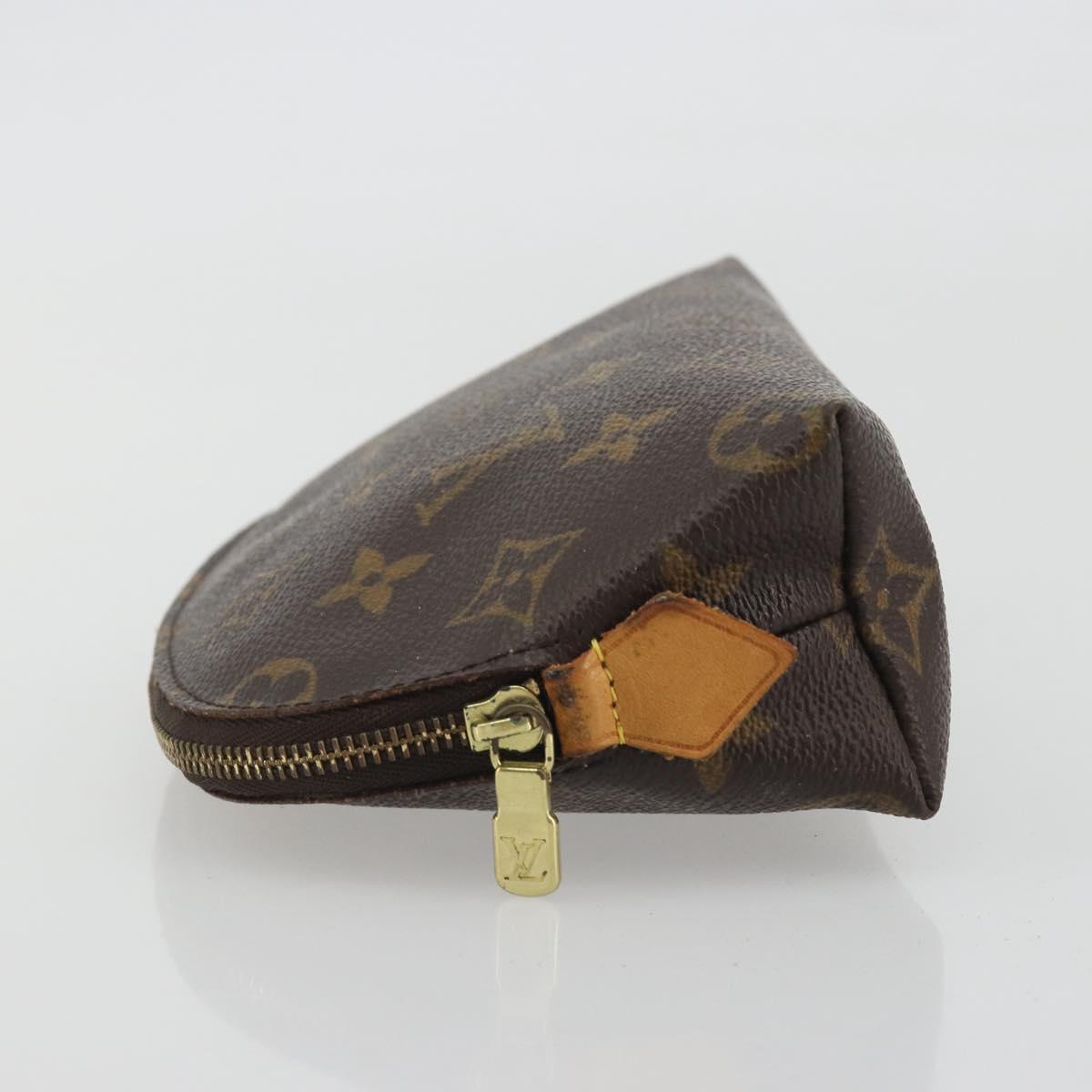 LOUIS VUITTON Monogram Pochette Cosmetic PM Pouch M43998 LV Auth 192605