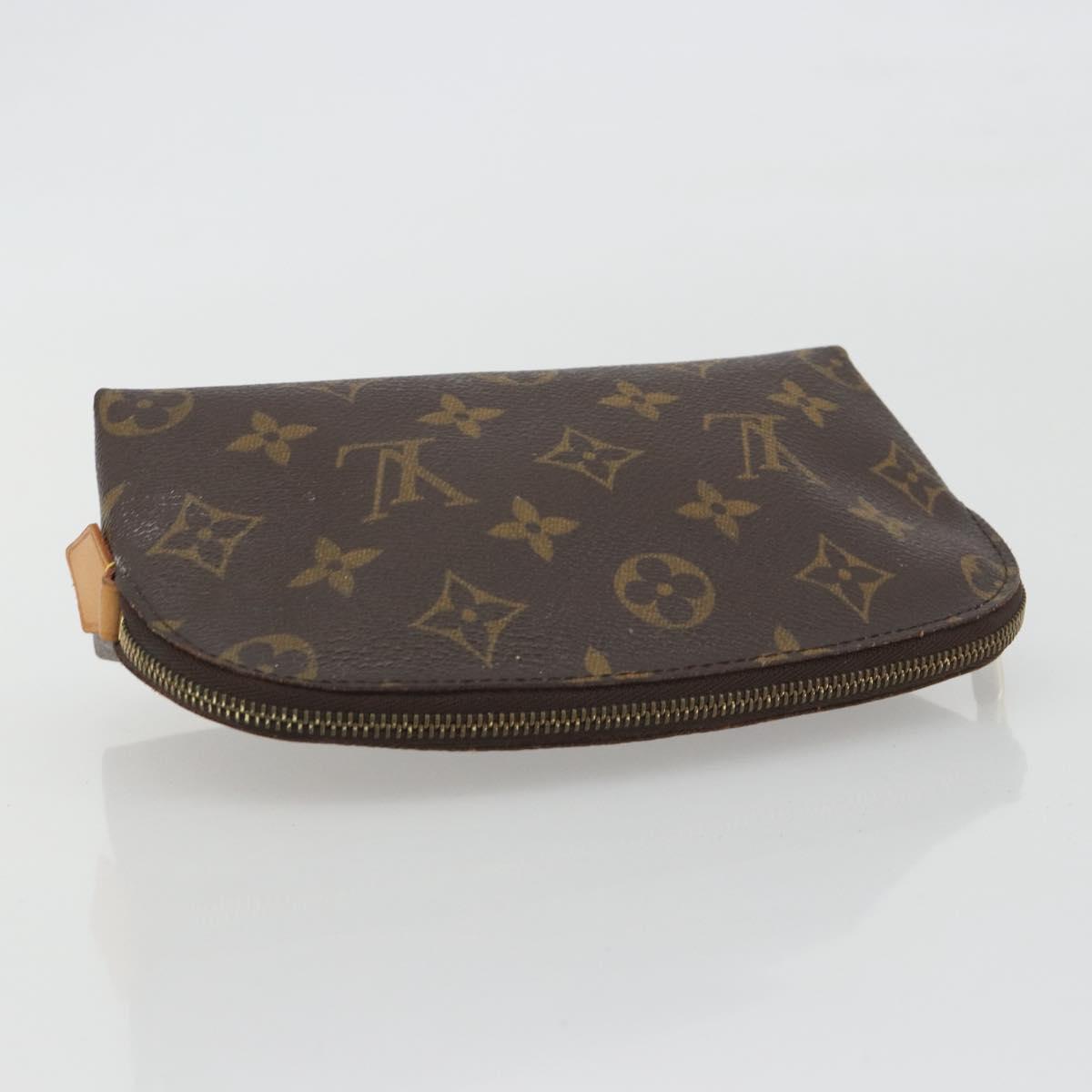 LOUIS VUITTON Monogram Pochette Cosmetic PM Pouch M43998 LV Auth 192605