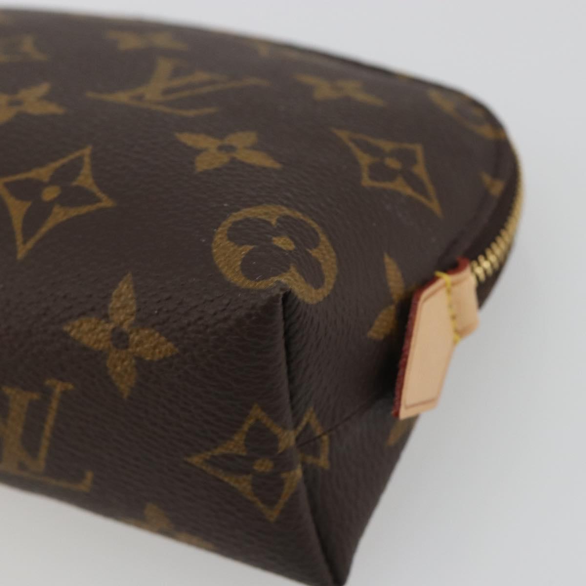 LOUIS VUITTON Monogram Pochette Cosmetic PM Pouch M43998 LV Auth 192609