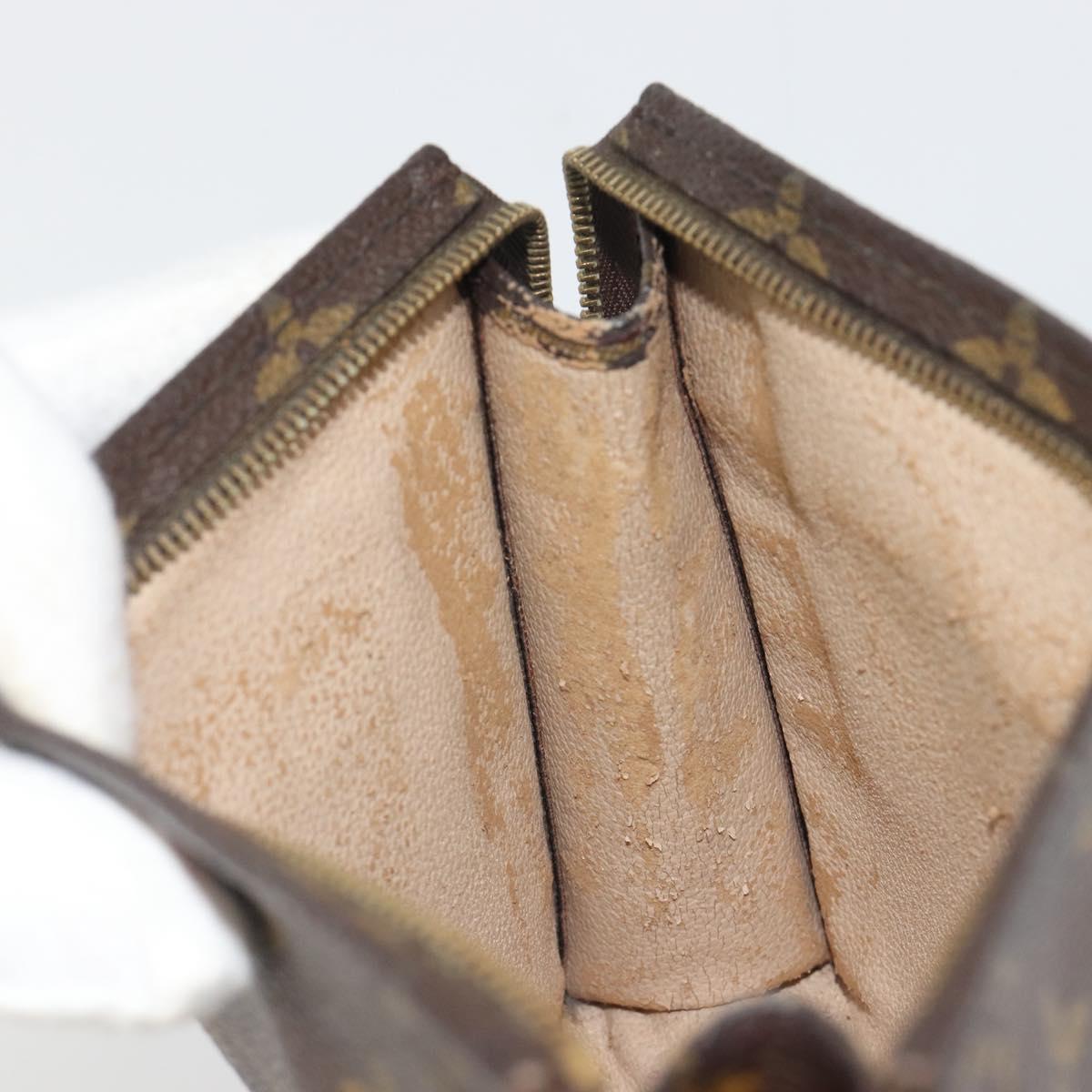 LOUIS VUITTON Monogram Poche Toilette 19 Pouch M47544 LV Auth 192610
